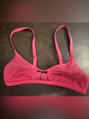 Negative Underwear Pink Wireless Mesh Bralette